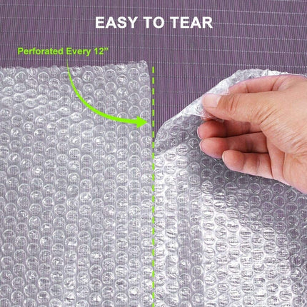 Small Bubble Wrap Roll 3/16 Inch x 12 Inch x 100 FT Perforated Cushioning Wrap