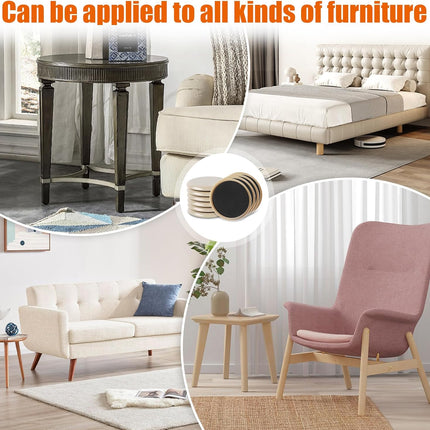 10 Pack Furniture Sliders 3.5" Heavy Duty