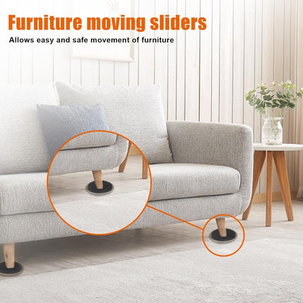 10 Pack Furniture Sliders 3.5" Heavy Duty