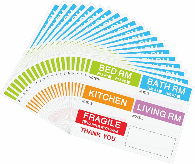 Moving Labels for Boxes 120 Pack