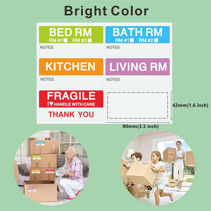 Moving Labels for Boxes 120 Pack