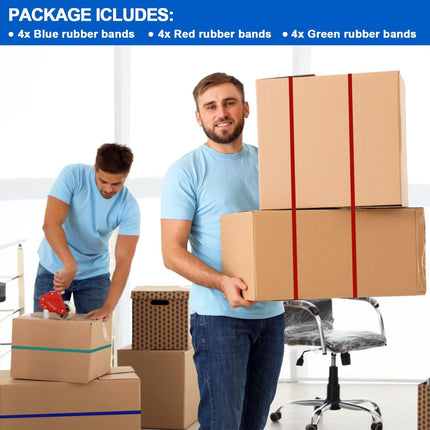 Moving Rubber Bands 12 Pack M,L,XL – Furniture & Blankets