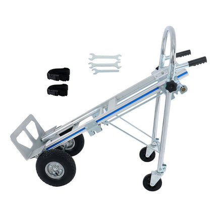 3-in-1 Convertible Aluminum Hand Truck, 1000 LB Capacity