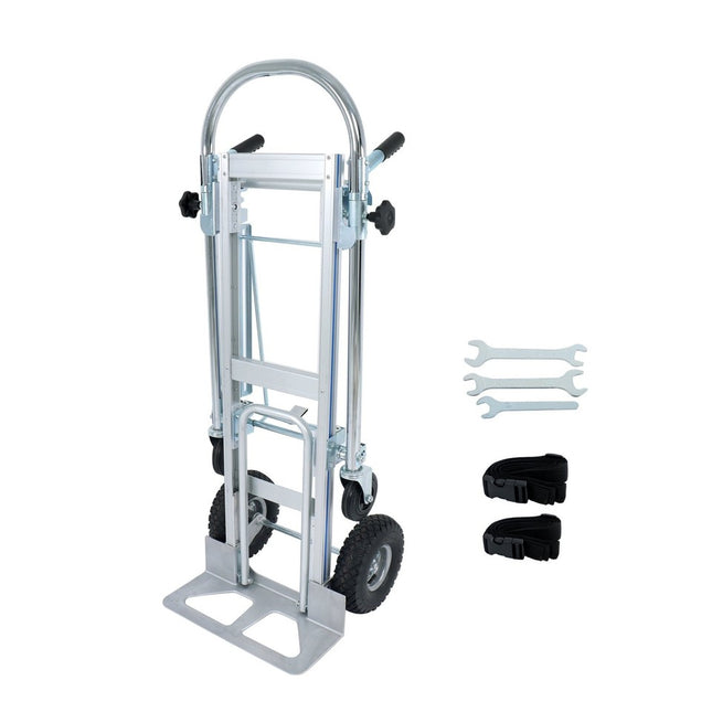 3-in-1 Convertible Aluminum Hand Truck, 1000 LB Capacity