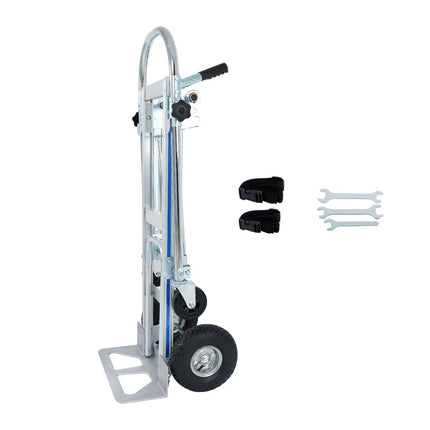 3-in-1 Convertible Aluminum Hand Truck, 1000 LB Capacity