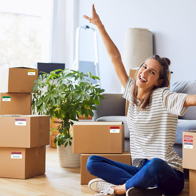 Moving Labels 500 Pack