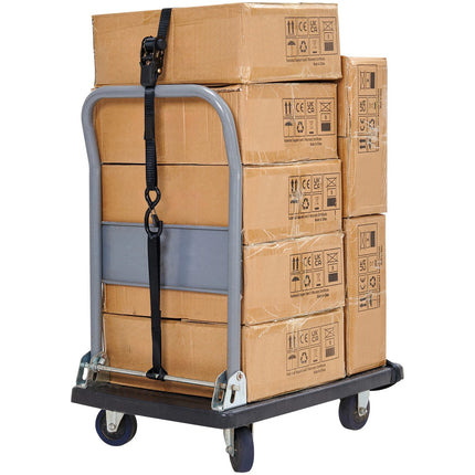 Ratchet Tie Down Straps 1" x 15' 2200 LB — 4-Pack