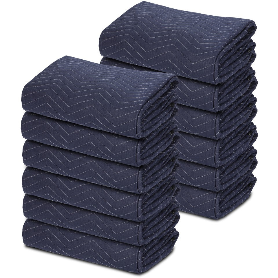 Moving Blankets 80x72 35LB – 12 Pack | Furniture Pads