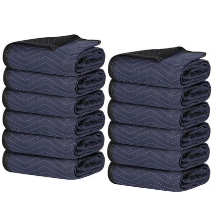 Moving Blankets 35LB 80x72 – 24 Pack Bulk Pads