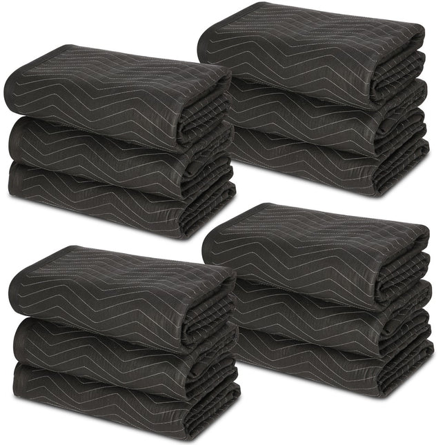 Heavy Duty Moving Blankets 65LB 80x72 – 12 Pack