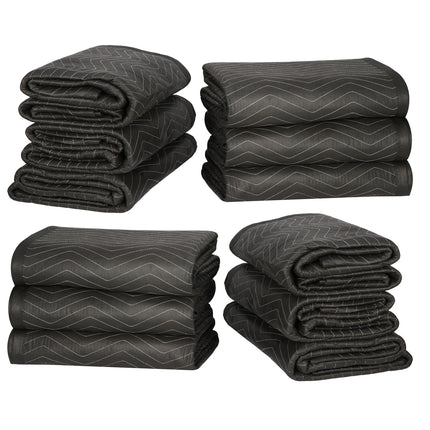 Heavy Duty Moving Blankets 65LB 80x72 – 12 Pack