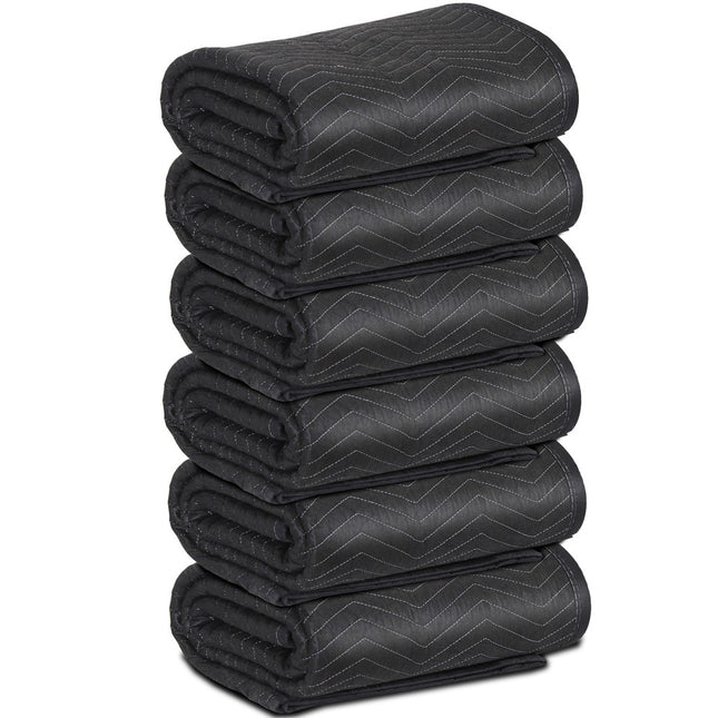 Heavy Duty Moving Blankets 65LB 80x72 – 6 Pack