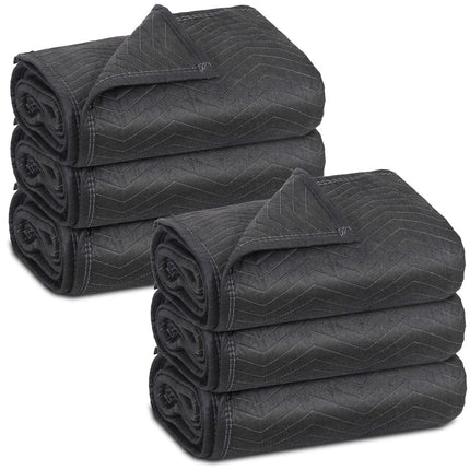 Heavy Duty Moving Blankets 65LB 80x72 – 6 Pack
