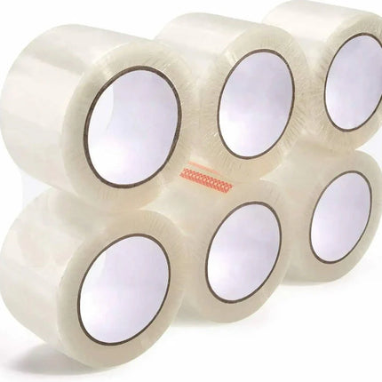 Clear Packing Tape 2" x 110 Yards 2 Mil – 6 Rolls