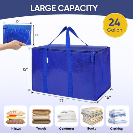 Moving Bags Extra Large Heavy Duty Waterproof — 6 Pack