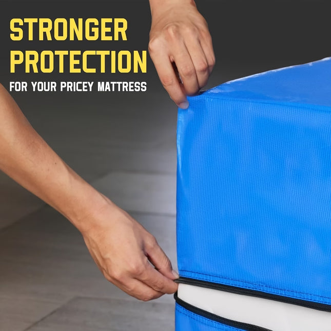 Mattress Bags for Moving and Storage Reusable Waterproof Cover with Handles and Zipper Multi-Size