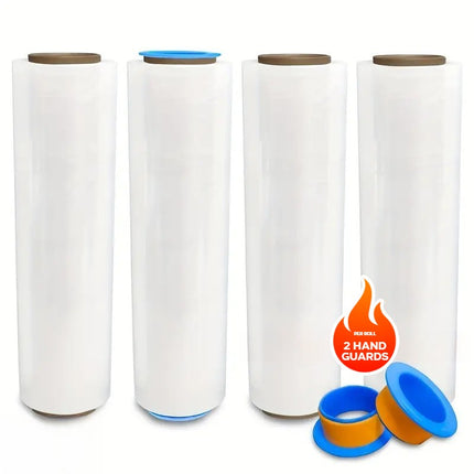 Stretch Wrap 18" x 1500 FT 80 Gauge – Clear Hand Film